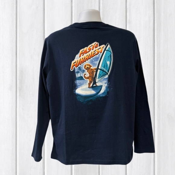 NWT - Tommy Bahama Men’s 
FAST & FURRIEST LONG SLEEVE TEE 
Size - Small - Picture 7 of 11